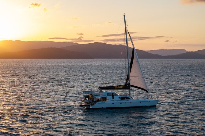 NEW SUNSET TOUR-Airlie Beach Sunset Sail in Style- BYO drinks - Setting sail from Coral Sea Marina at 4:45 pm