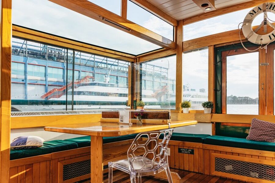 New York City: Sunset Yacht Cruise - Watching Lower Manhattan turn from gold to light