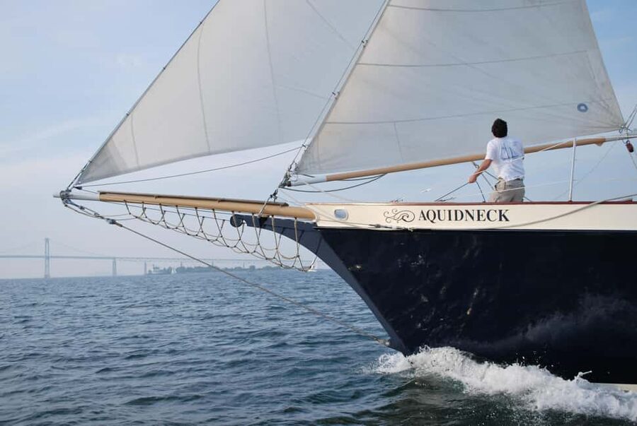 Newport: Morning Mimosa Sail aboard Schooner Aquidneck - A mimosa and a slow start to the day