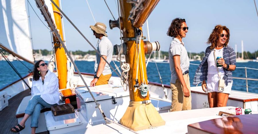 Newport: Sunset Sail on Schooner Madeleine - Madeleine’s classic sailing design