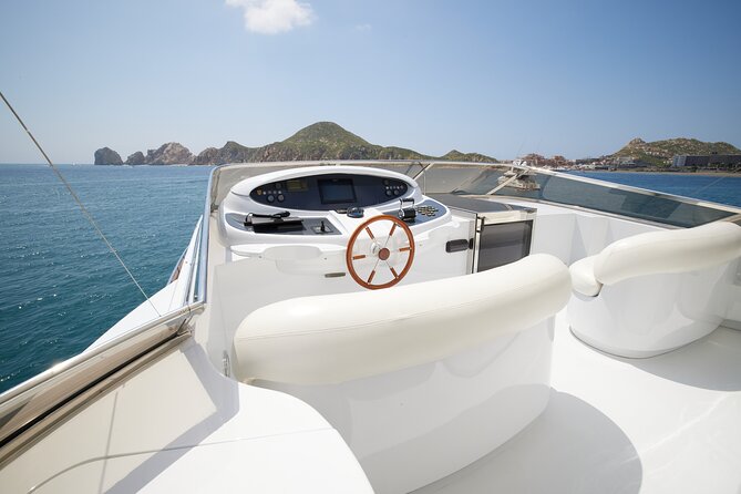 Number Juan 100ft Yacht Azimut Rental - Starting at the Cabo San Lucas marina