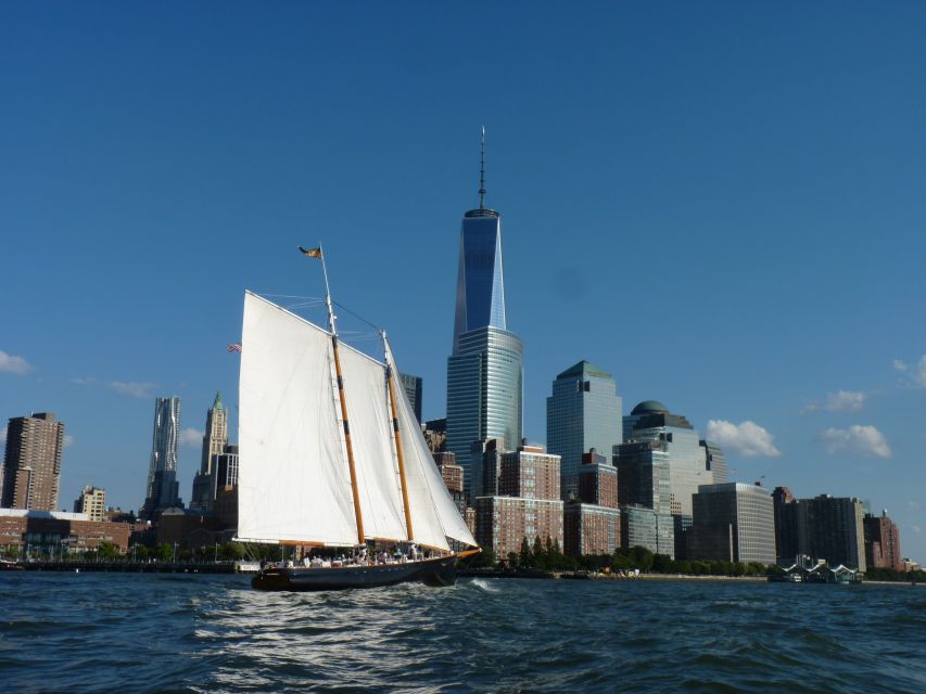 NYC: Statue of Liberty Cruise aboard a Classic Sailboat - The optional turn toward Governors Island