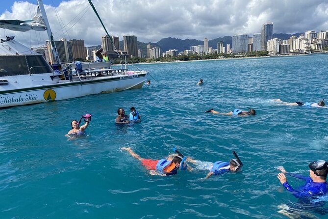 Oahu Catamaran Snorkel Tour: See Turtles 100% Guaranteed - Turtle Canyon gives this short cruise a clear purpose