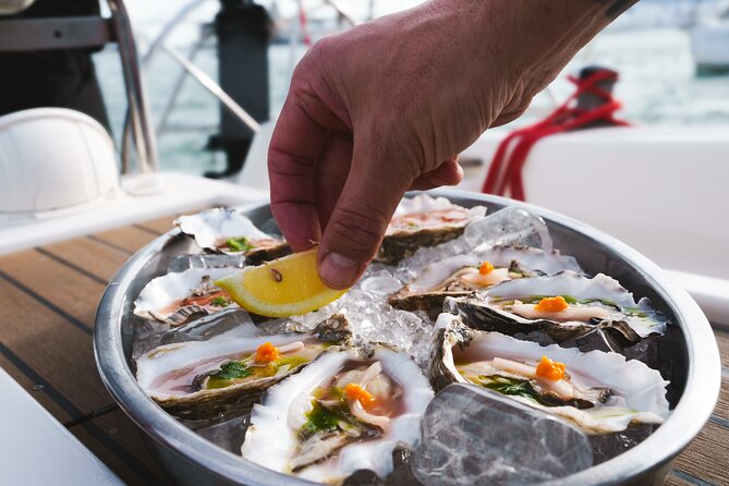 Oyster Odyssey Barcelona's Premier Sailing and Seafood Adventure - The oyster tasting with Chef Pablo