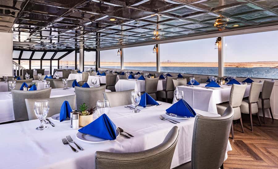 Page: Wahweap Bay Canyon Princess Yacht Dinner Cruise - Service, drinks, and the dining pace