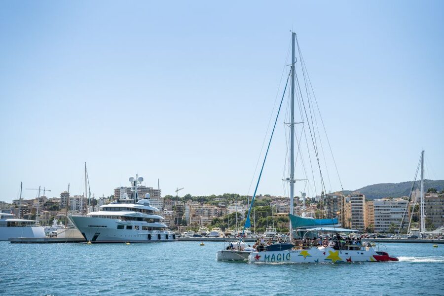 Palma de Mallorca: 5-Hour Catamaran Cruise with Lunch & Swim - Portals Vells, Cala Vella, and the first swim
