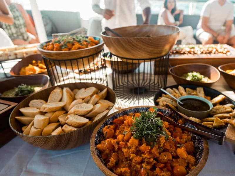 Palma de Mallorca: Half-Day Catamaran Tour with Buffet Meal - Palma views on the return