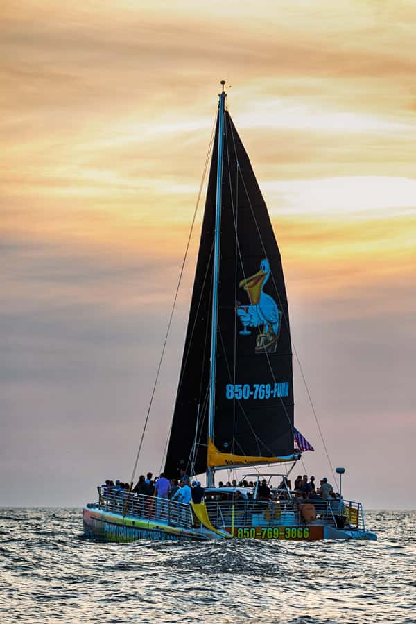 Panama City Beach: Sunset Sail on the Privateer Catamaran - Drinks, snacks, and the onboard mood