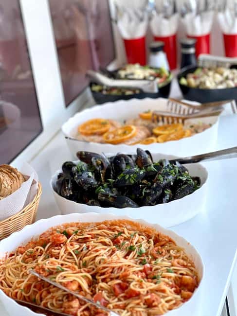 Panormo: Luxury Catamaran Cruise with Lunch & Open Bar - Booking details that can save you trouble
