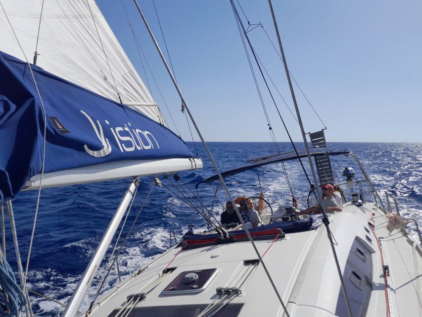 Paros: Full-Day Sailing Yacht Cruise - Leaving Paros from Piso Livadi