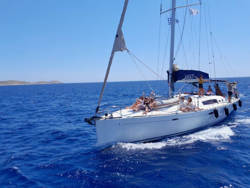 Paros: Full-Day Sailing Yacht Cruise - Rina’s Cave and the first swim