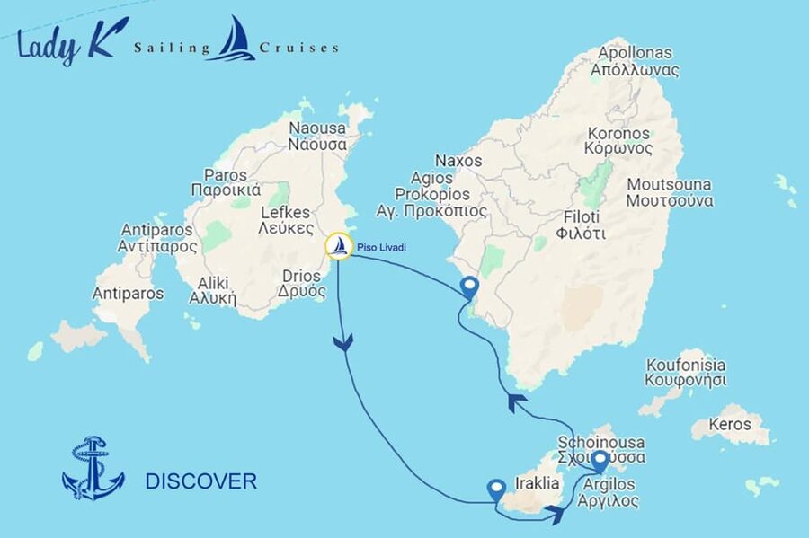 Paros: Iraklia, Schinoussa, & Naxos Sailing Tour with Lunch - The long sail toward Iraklia