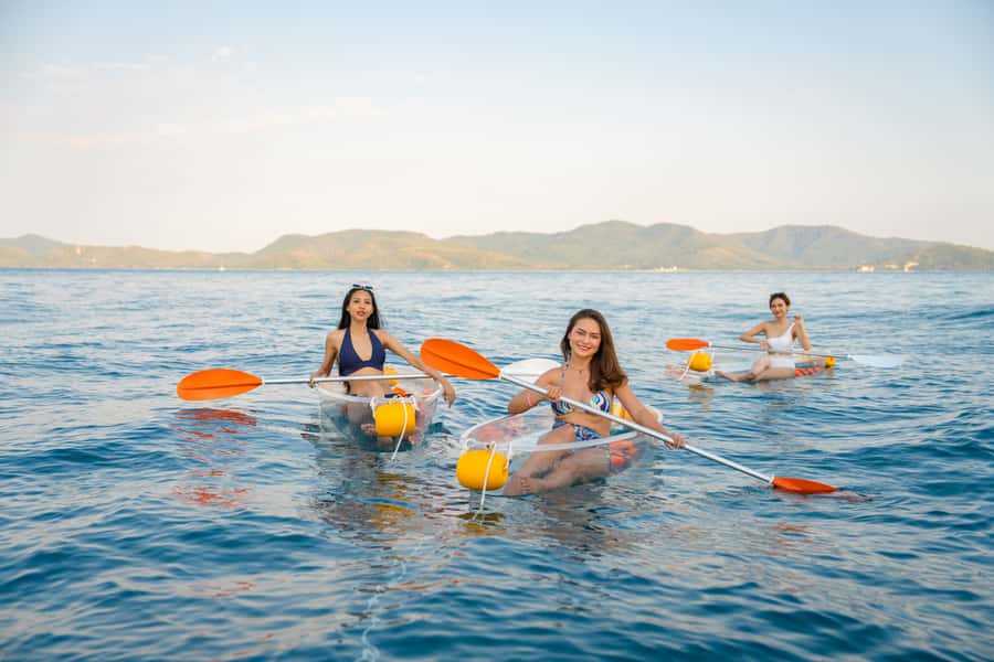 Pattaya: 3-Island Hopping Sunset Yacht & Buffet with Live DJ - Koh Phai: your first long island stop