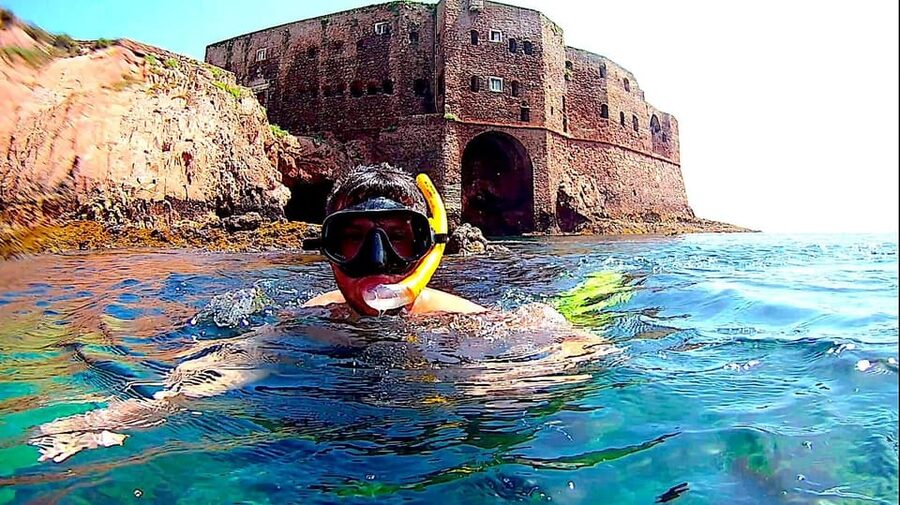 Peniche: Berlengas Island Catamaran Tour + Snorkeling - St. John the Baptist Fortress and the walk there