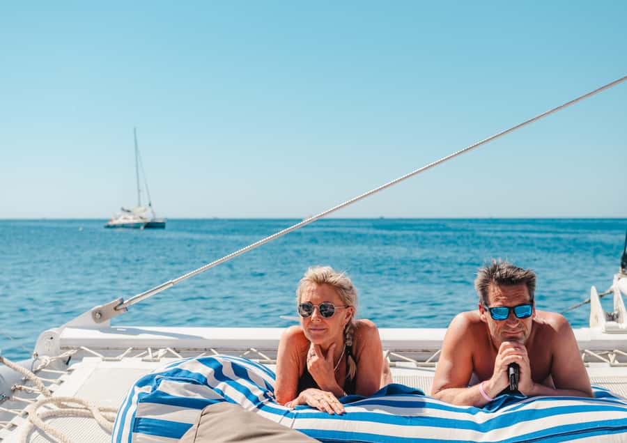 Phuket: Coral, Racha, Promthep Island Catamaran Trip & Lunch - Three islands, one full day on the Andaman Sea
