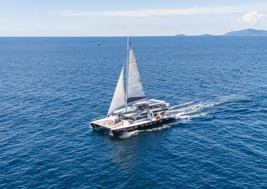 Phuket: Coral, Racha, Promthep Island Party Catamaran trip - Coral Island brings the first swim
