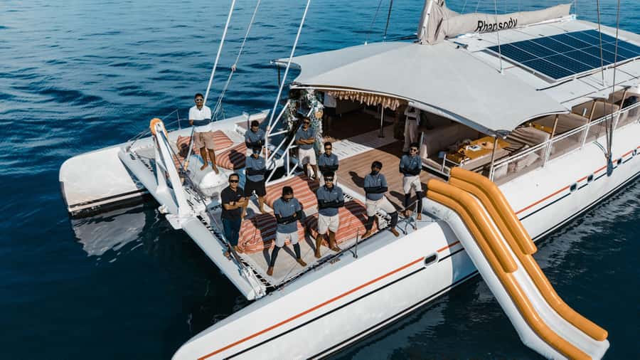Phuket: Coral & Racha Sunset Luxury Catamaran Party Cruise - The live DJ, foam, and sunset cruise