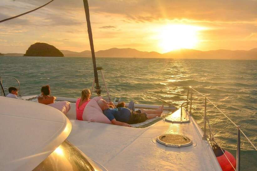 Phuket: Coral Yacht Boat Tour to Coral Island with Sunset - Banana Bay and the extra-cost water sports