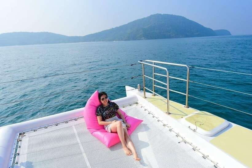 Phuket: Coral Yacht Boat Tour to Coral Island with Sunset - Boat comfort, guides, and the pace of the day
