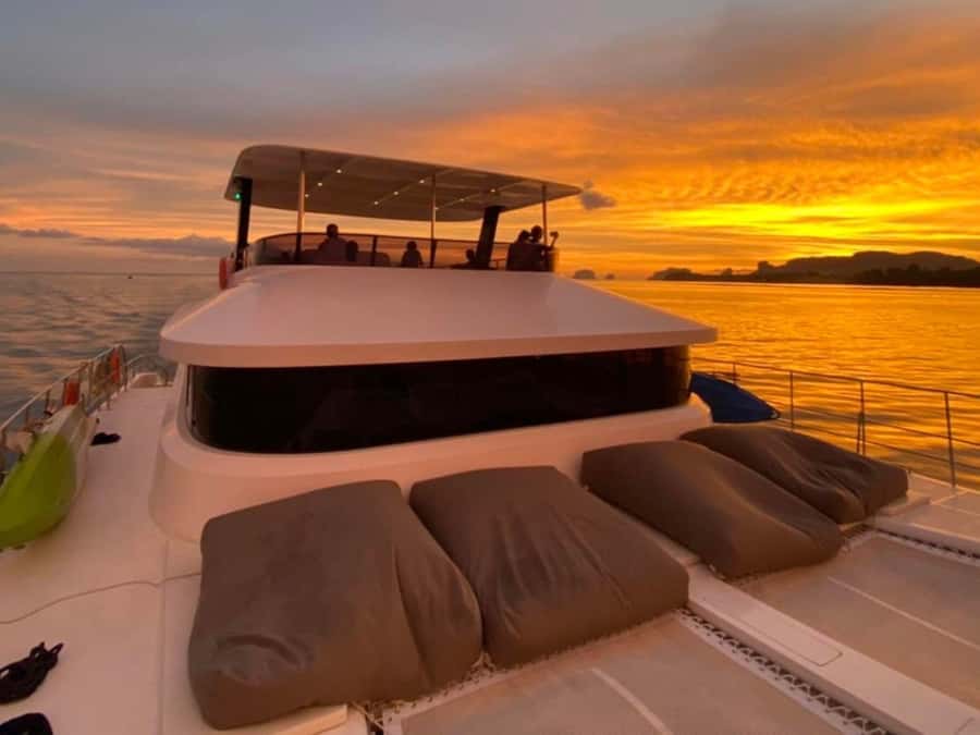 Phuket: James Bond Island Canoeing & Sunset Yacht Dinner - Crossing Phang Nga Bay in the afternoon