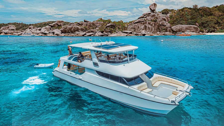 Phuket/Khao Lak: Similan Islands Luxury Catamaran Experience - Thap Lamu Pier: an early start with useful food stops