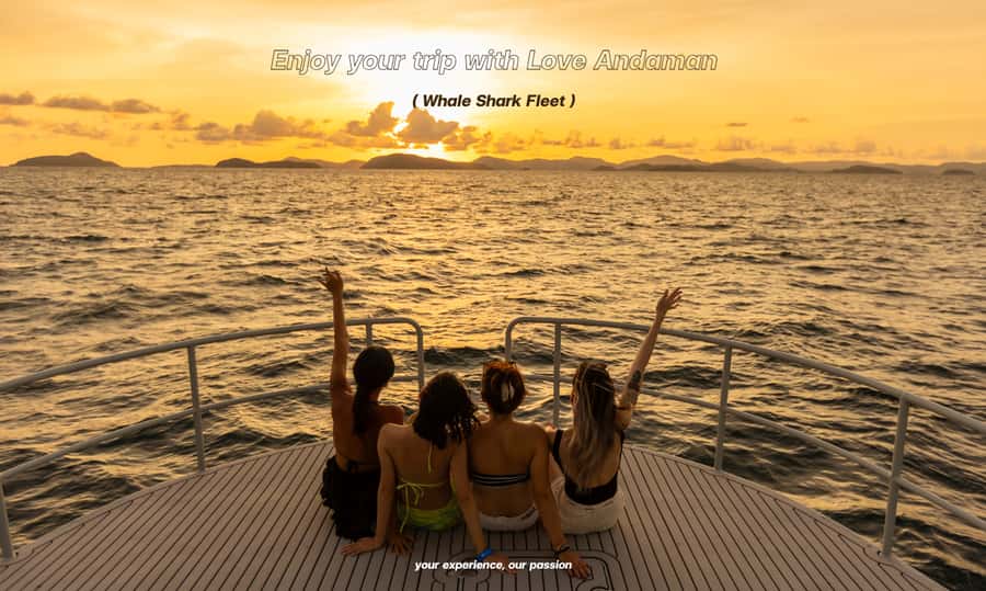 Phuket: Phi Phi Maiton Island Sunset Premium Catamaran Tour - Boarding the premium catamaran from Panwa