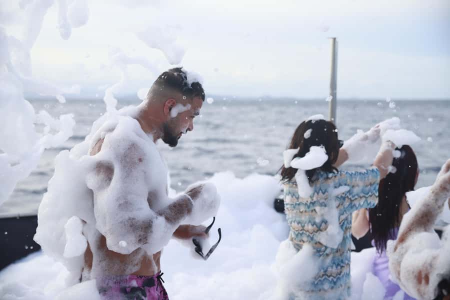 Phuket: Racha & Coral Island Catamaran Tour With Foam Party - Racha Island adds the best water play