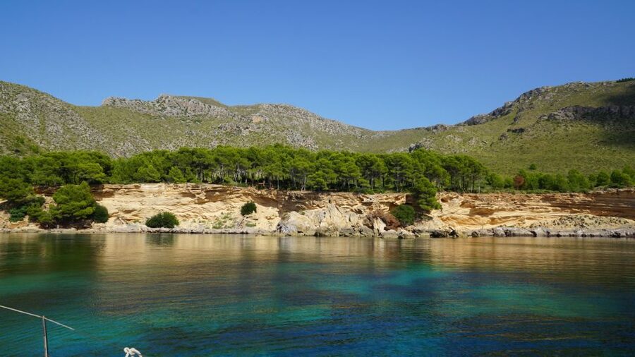 Pollenca/Alcudia : Day Sailing Cap de Formentor - Sailing back across the Bay of Pollença