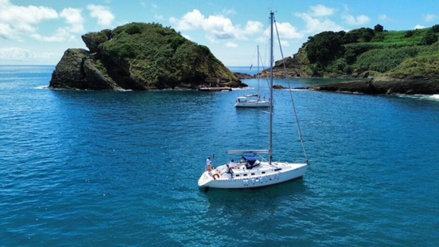Ponta Delgada Full Day Sailing Tour with Drinks and Snacks - Caloura from the sea
