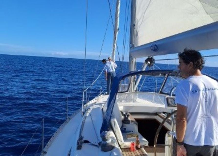 Ponta Delgada Full Day Sailing Tour with Drinks and Snacks - Swimming and snorkeling near Agua de Alto