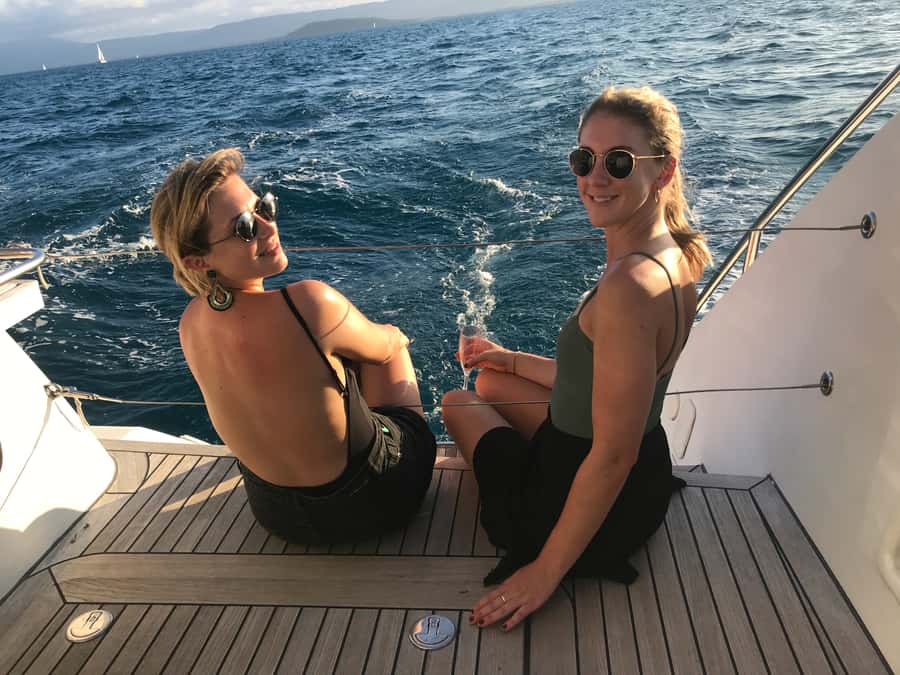 Port Douglas: Sunset Sailing Cruise on Luxury Catamaran - The Coral Sea and Daintree coastline from offshore