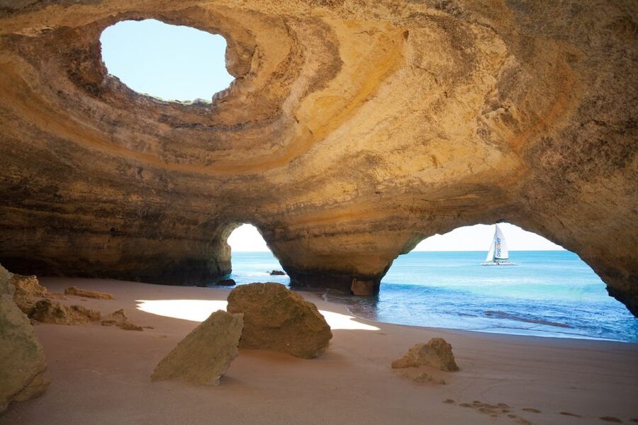 Portimao: Benagil Caves & Coastline Cruise - From Portimão Marina to the Algarve cliffs