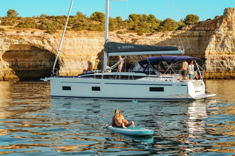 Portimao: Luxury Sail-Yacht Cruise with Sunset Option - Food, drinks, and practical rules