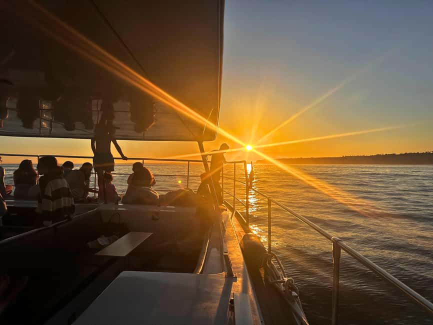 Portimao: SUNSET Benagil Caves Tour | Eco Catamaran - Why the eco catamaran changes the mood