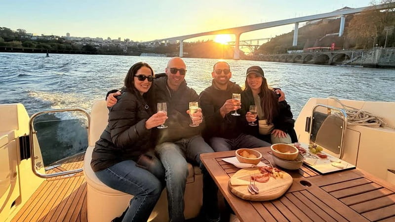 Porto: Private Yacht Cruise with Local Wines & Snacks - The private format and crew service