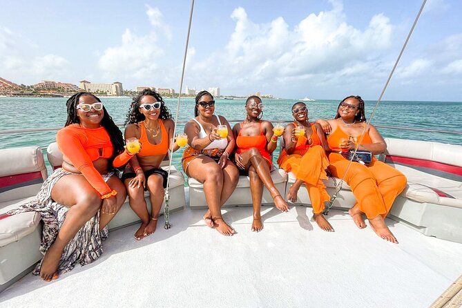 Premium Catamaran Afternoon Sail: Snorkeling and Lunch - From Palm Beach to the open Caribbean