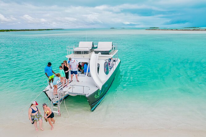 Private 4 Hour Power Catamaran Excursion in Grace Bay - Lunch, rum punch, and the practical comforts