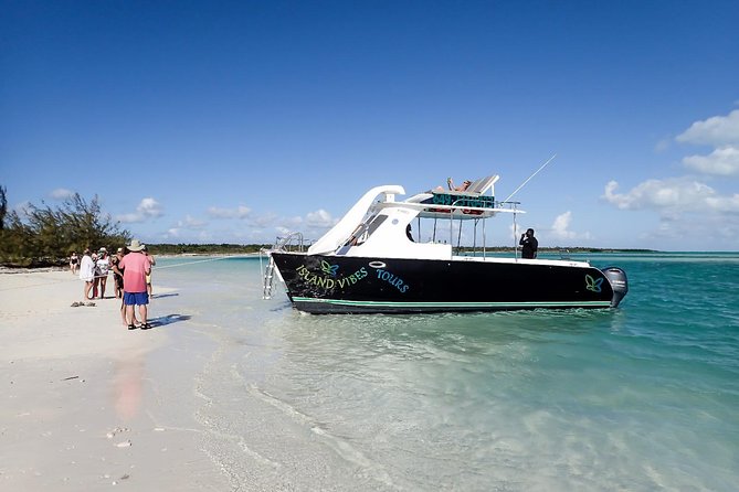 Private 4 Hour Power Catamaran Excursion in Grace Bay - The crew makes the private format work
