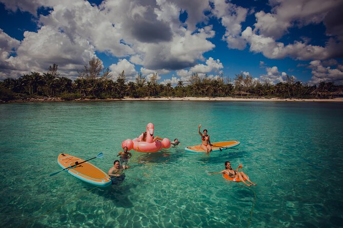 Private 40' Bali Catamaran – Drinks & Food Included - Snorkeling at the Mexican Caribbean reef