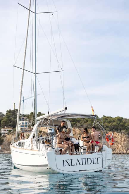 Private and exclusive sailboat in and around the Bay of Palma - Swimming and snorkeling near Cala Major