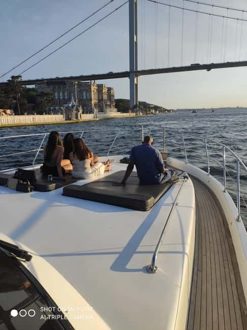 Private Bosphorus Yacht with Local Guide and Snacks - Following the Bosphorus toward the bridges