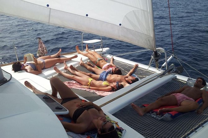 Private Catamaran Beach Hopping in Ibiza - A private boat day rather than a standard beach outing