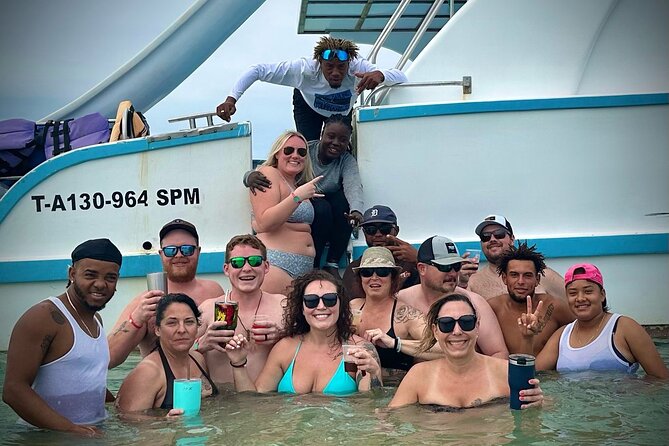 Private Catamaran Cruise with Slide & unlimited drinks - Dolphin-habitat views and the semi-private beach
