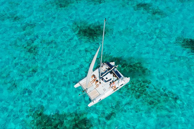 Private Catamaran from Cancun to Isla Mujeres for up to 13 People - Snorkeling the reef with your own group
