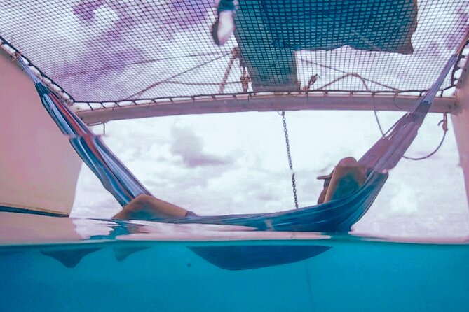 Private Catamaran Swim sail snorkel cliff jumping SUP - A private catamaran gives your group room to choose