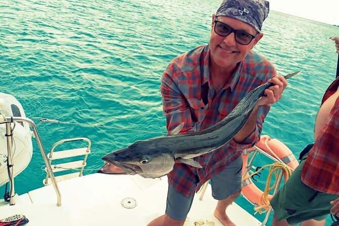 Private Full-Day Luxury Sailing Catamaran Charter in Sint Maarten - A charcoal BBQ lunch with real choices