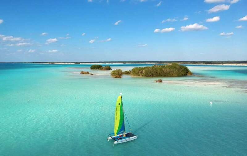 Private Hobie Cat Sailing Tour - Black Cenote: Bacalar’s dark-water feature