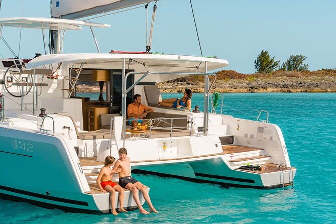 Private Luxury Charter Aboard New Multi-Deck Lagoon Catamaran - The second stop: Honeymoon Beach and other island shores