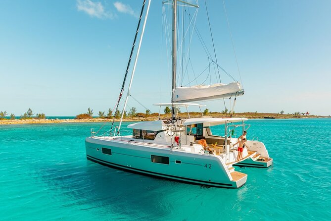 Private Luxury Charter Aboard New Multi-Deck Lagoon Catamaran - The first snorkel stop: reefs, turtles, and changing conditions