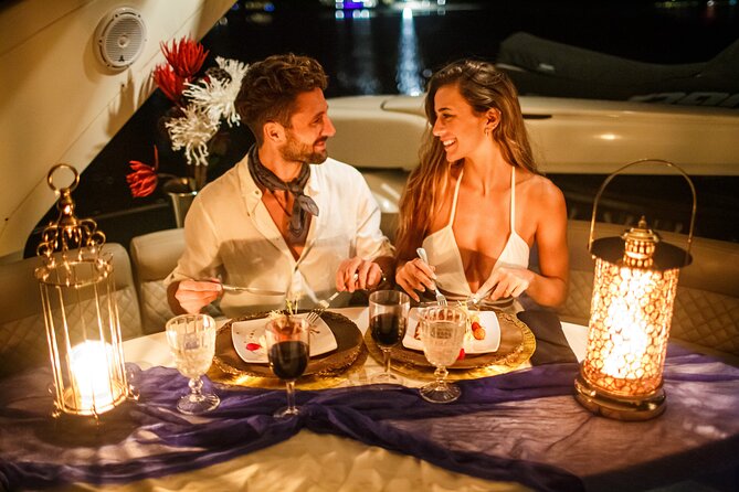 Private Luxury Sunset Dinner Cruise – 51' Leopard Yacht in Cancun - A private sunset dinner rather than a standard boat trip